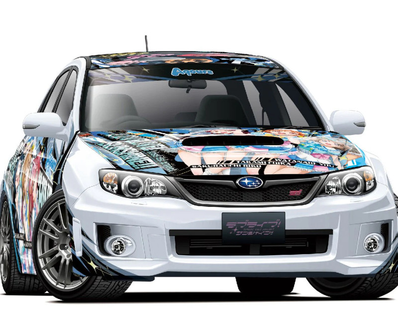 Love Live! Sunshine!! Itasha No.2 Subaru GRB Impreza WRX STI '10 1/24 Scale Model Kit
